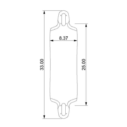 DB Mini Cooper Longboard Complete 33"