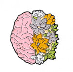 Space Brand Pin # 34 - Brain Flowers
