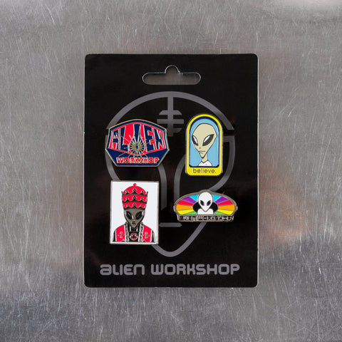 Alien LOGO Pin [4-pack]