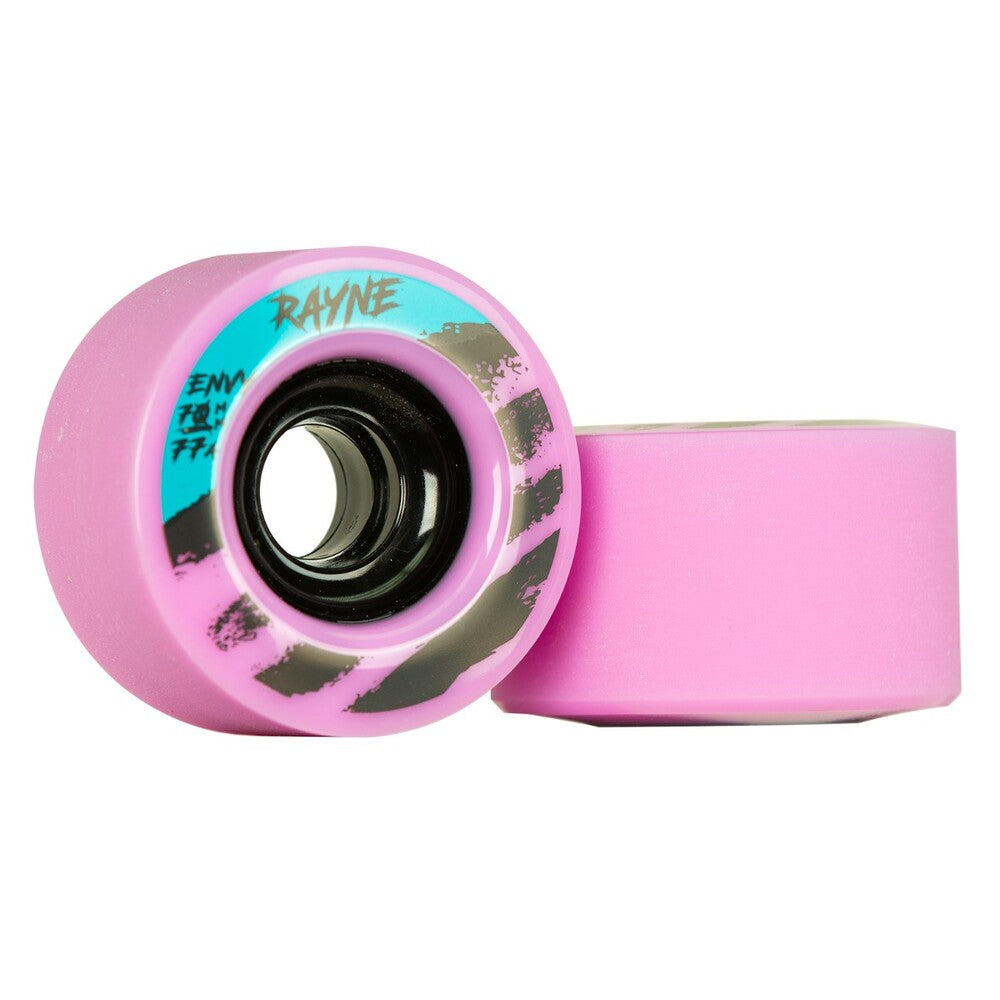 Rayne Envy Longboard Wheels - Pink 70mm 77A [set/4]