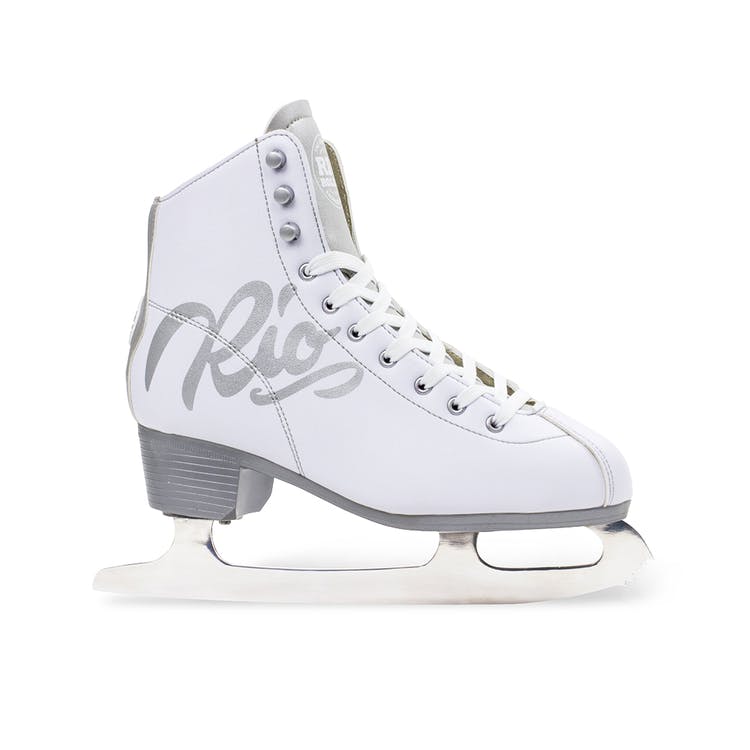 Rio Script Ice Skates - White