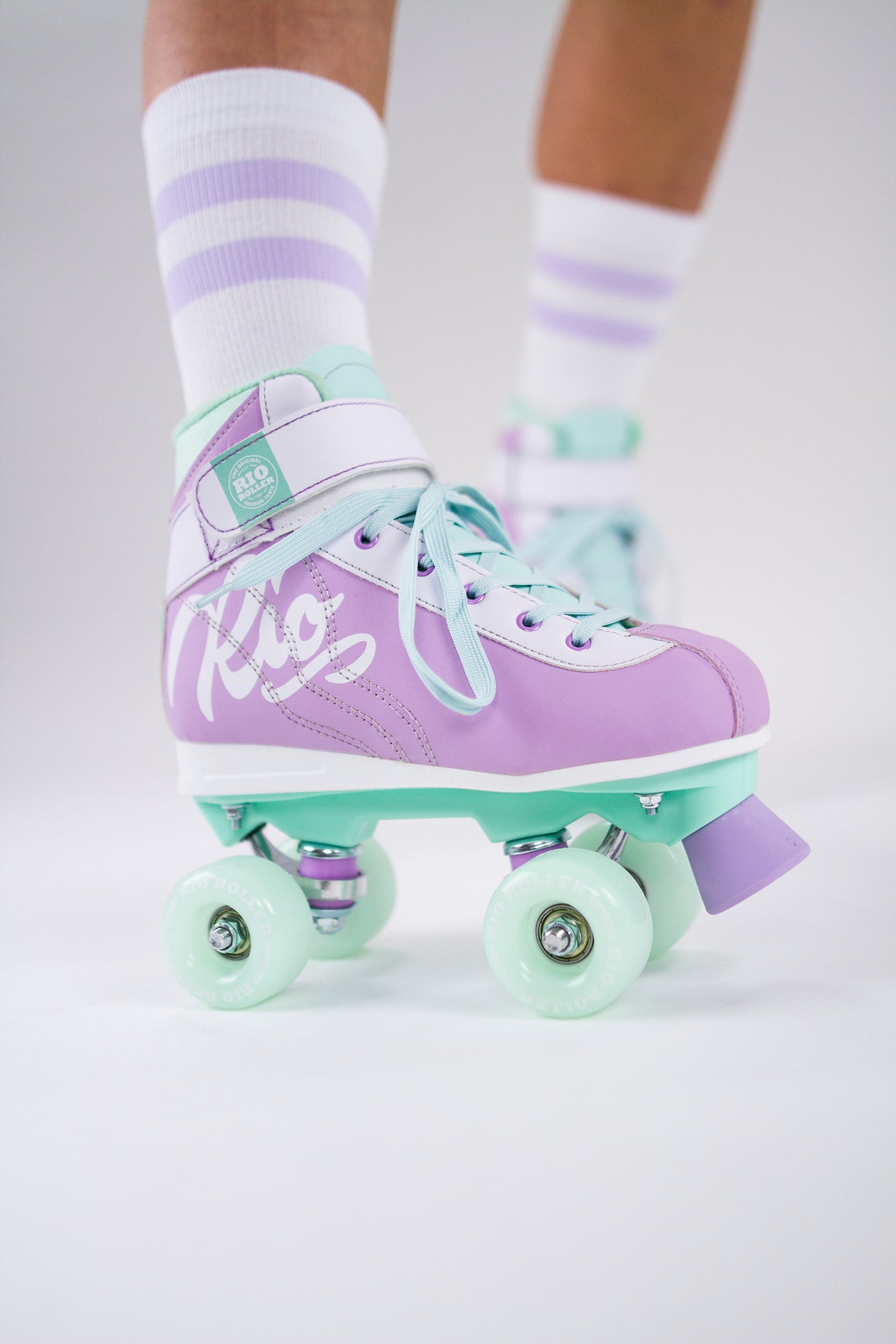 Rio Roller Milkshake Quad Skates - Mint Berry - LocoSonix