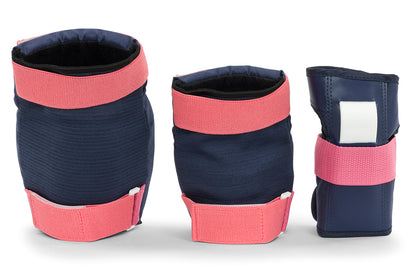 REKD Heavy Duty Triple Pad Set - Blue/Pink [pair]