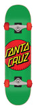 Santa Cruz CLASSIC DOT MID Skateboard Complete - Green 7.8"
