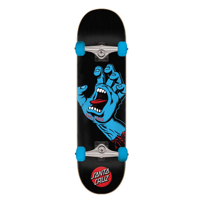 Santa Cruz SCREAMING HAND FULL Skateboard Complete - Black 8"