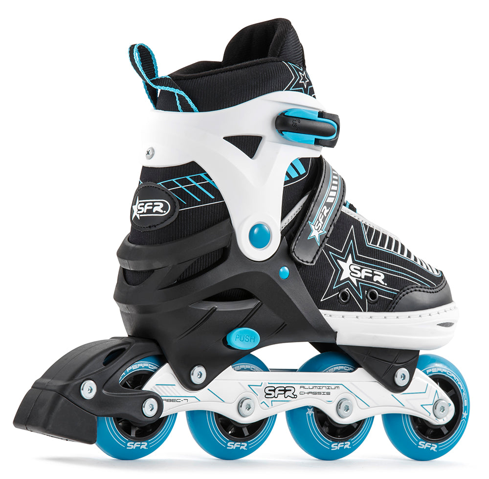 SFR Pulsar Adjustable Inline Skates - Blue