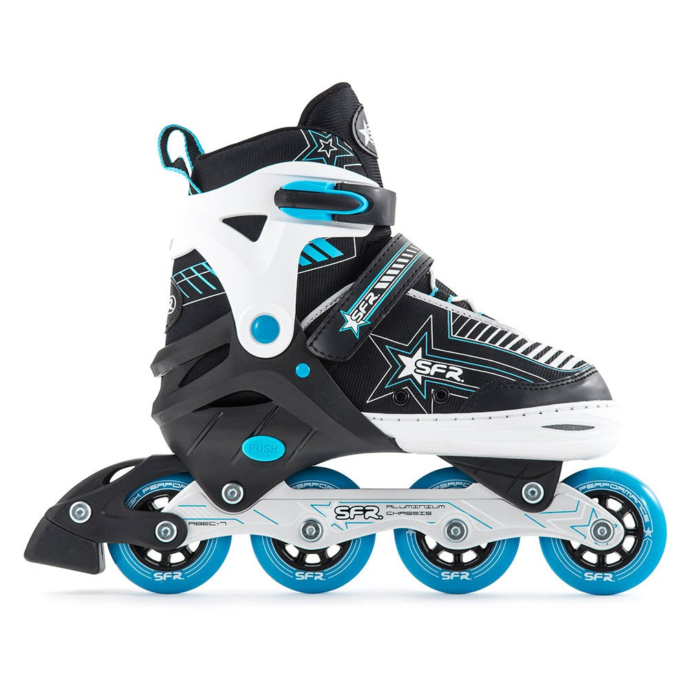 SFR Pulsar Adjustable Inline Skates - Blue