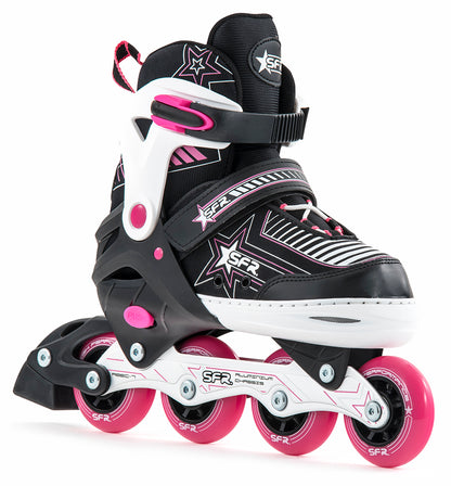 SFR Pulsar Adjustable Inline Skates - Pink