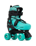 SFR NEBULA Adjustable Roller Skates - Black/Green