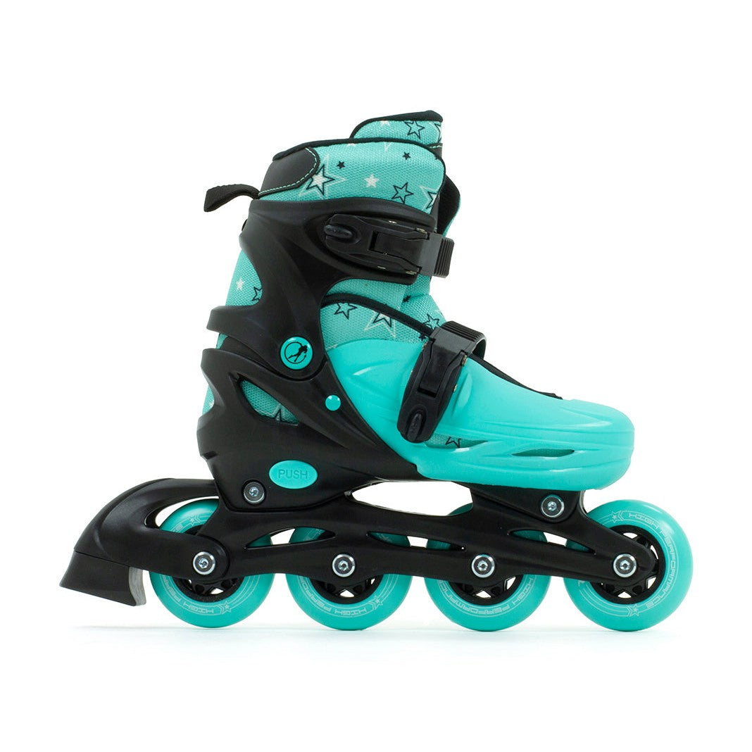 SFR Plasma Adjustable Inline Skates - Green