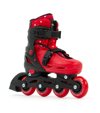 SFR Plasma Adjustable Inline Skates - Red