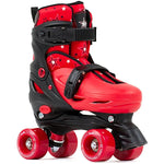 SFR NEBULA Adjustable Roller Skates - Black/Red