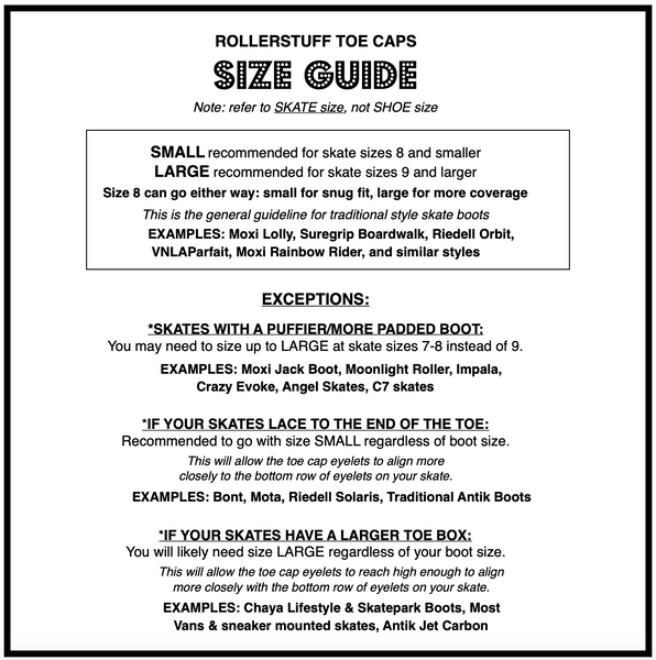 Rollerstuff Moxi Jade Suede Toe Cap [set/2]