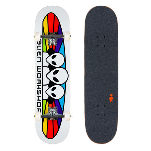 Alien Workshop SPECTRUM Skateboard Complete - White 8"