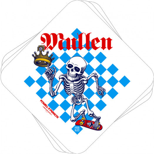 Bones Brigade Mullen Chess Sticker 4.375"