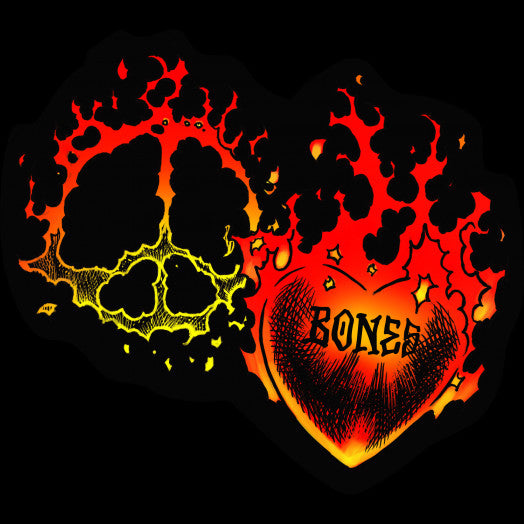 Bones Heart & Soul Sticker 4"