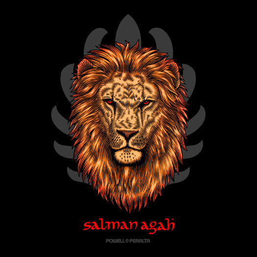 Powell-Peralta Salman Agah Lion Sticker 4.5"