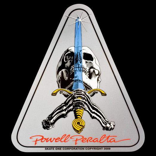 Powell-Peralta Sword & Skull Sticker 4x3.5"