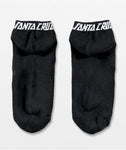 Santa Cruz Classic Dot Ankle Socks - Black 9-11 [men]