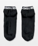 Santa Cruz Classic Dot Ankle Socks - Black 9-11 [men]