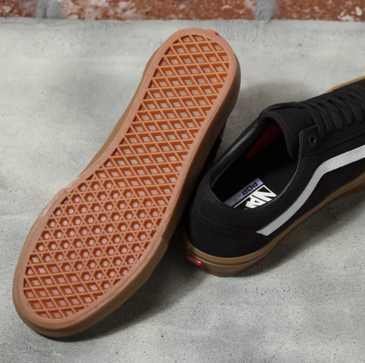 Vans Skate Old Skool Shoes - Black/Gum