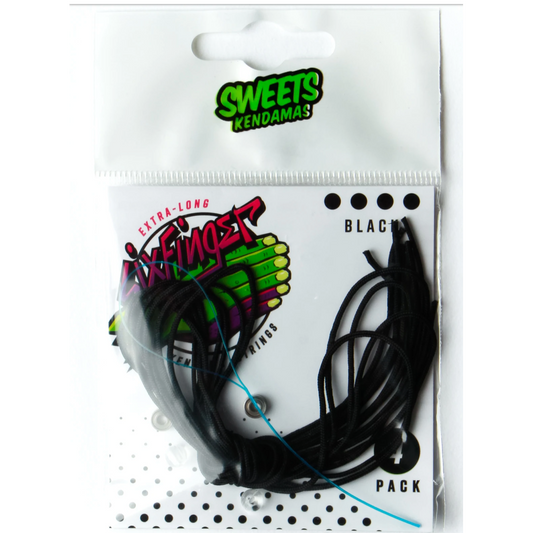 Sweets Kendamas Sixfinger Strings Black - Extra-Long [pack/4]