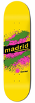 Madrid STREET EXPLOSION YELLOW Skateboard Deck 8"
