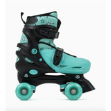 SFR NEBULA Adjustable Roller Skates - Black/Green