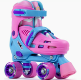 SFR HURRICANE III Adjustable Roller Skates - Pink/Blue