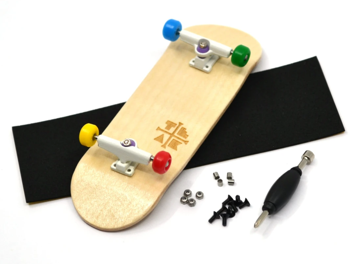 Teak PROlific Everything Is Awesome Fingerboard Complete 32mm [upgraded]