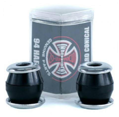 Independent GENUINE PARTS STANDARD CONICAL Bushings - 94A Black [set/2]