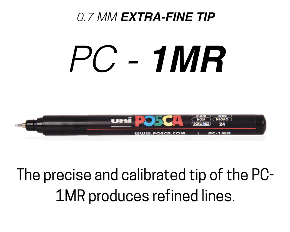 POSCA PC-1MR Paint Marker Set 0.7mm [8C]