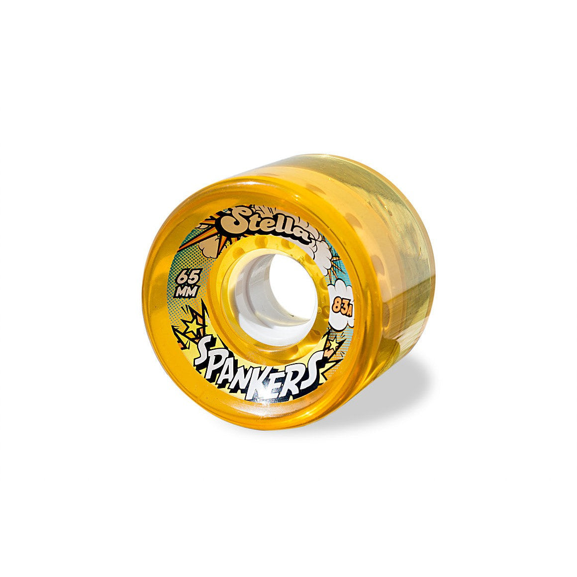 Stella - Spankers 65MM 83A Wheels - Gel Amber 83A [set of 4] - LocoSonix