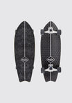Mindless SURF SKATE FISH TAIL Surfskate Complete - Black 29.5"