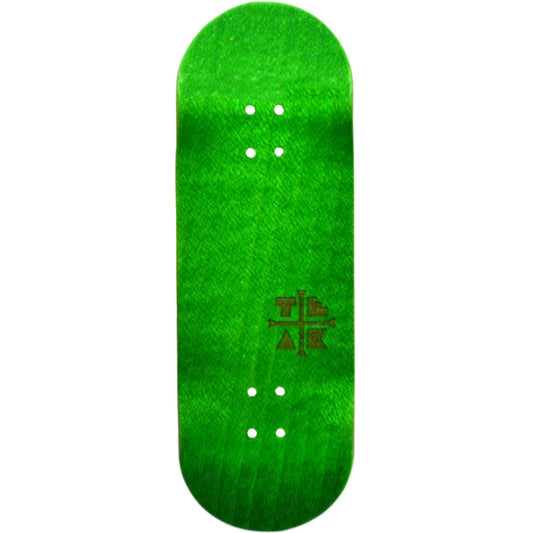 Teak PROlific Ghillie Green Engraved Fingerboard Deck 32mm