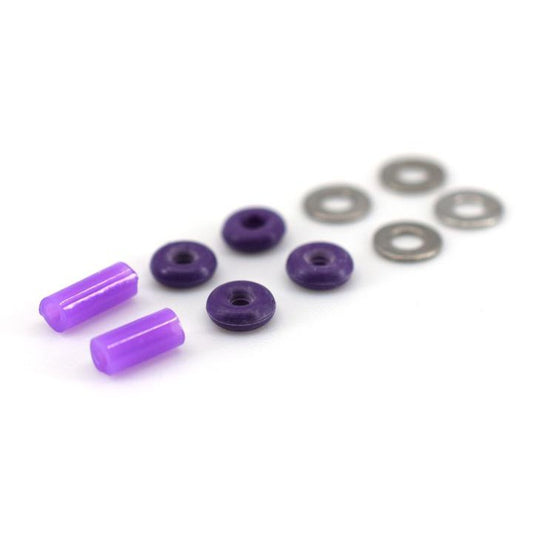 Teak Fingerboard Tuning O-Ring Kit - Purple - LocoSonix