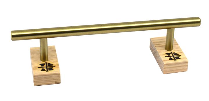 Teak Fingerboard PROlific Round Rail - Mini Gold - LocoSonix