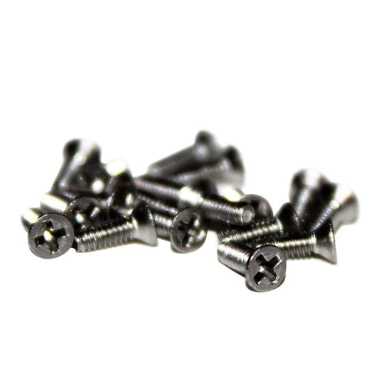 Teak Extra-Long Stainless Steel Fingerboard Screws 6mm [set/8]