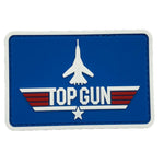 Missions Top Gun with Fighter PVC Patch - Blue
