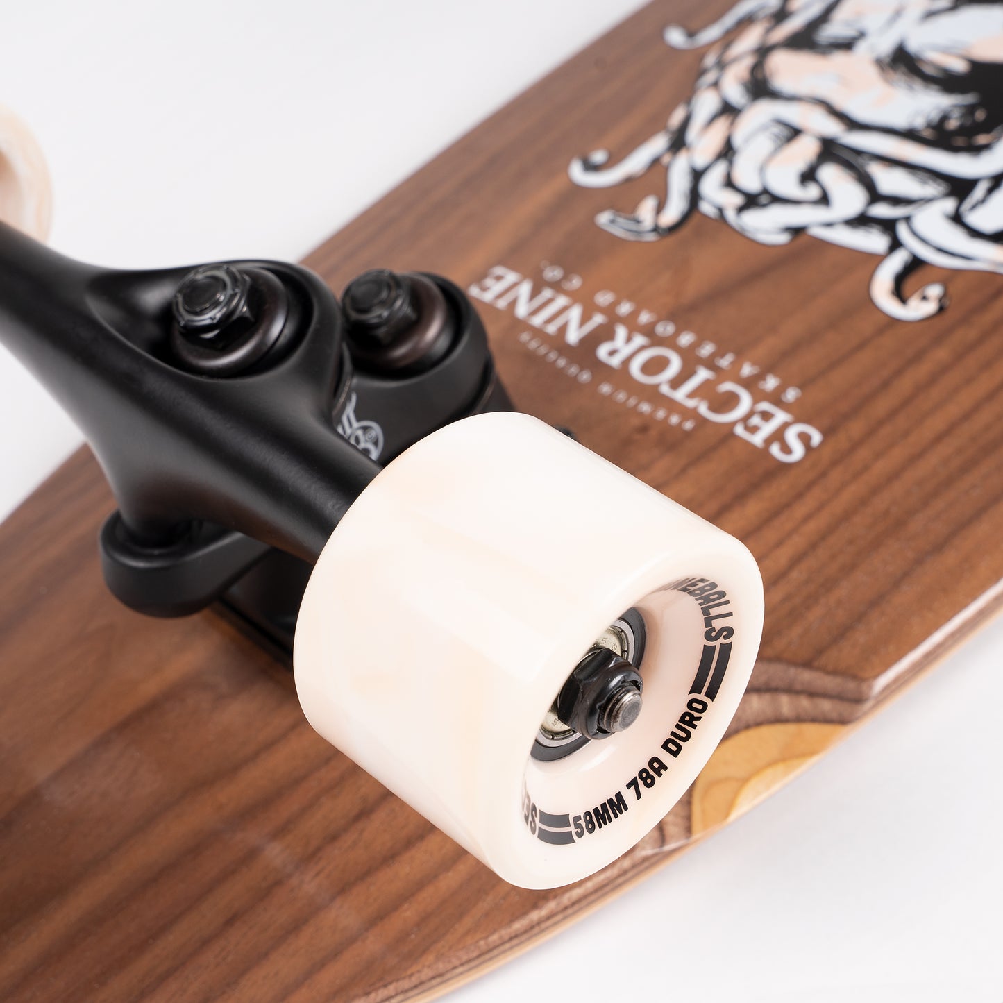Sector9 Unagi Gorgon Walnut Longboard Complete 34.5"