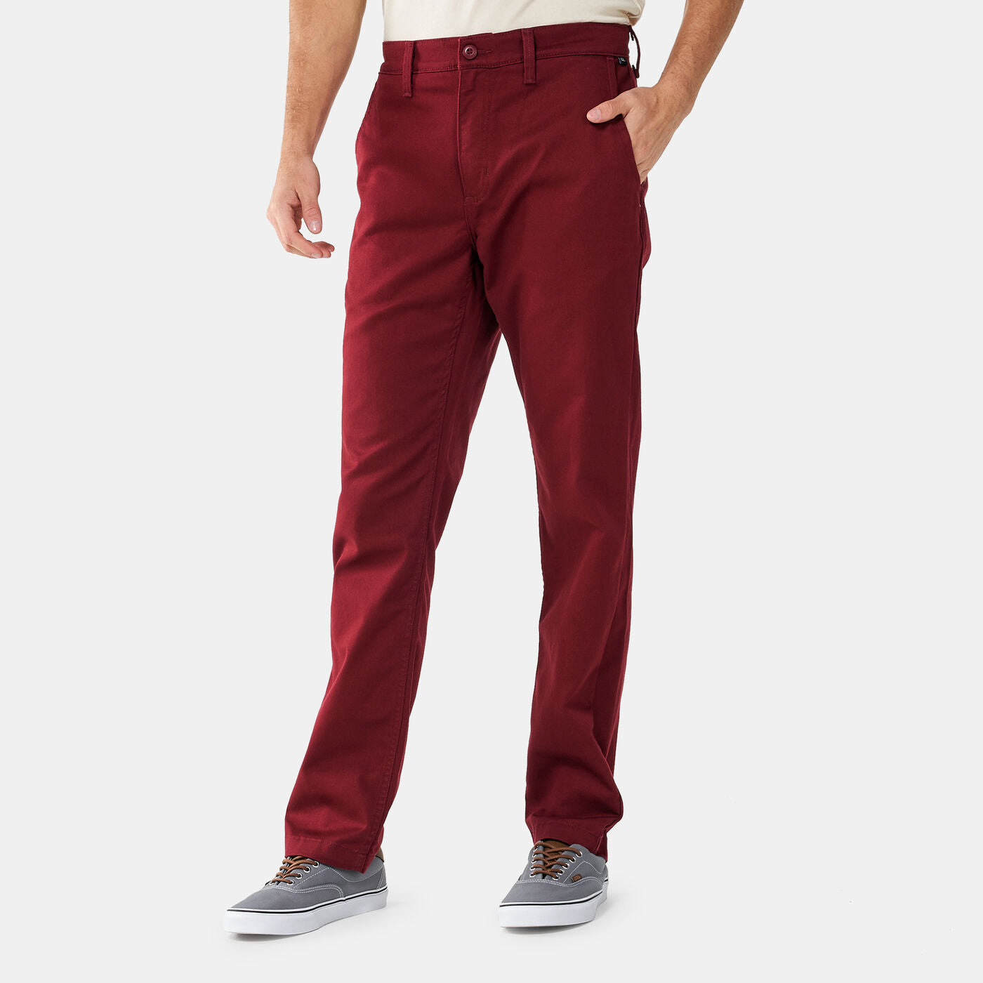 Vans Authentic Chino Slim Pants - Red