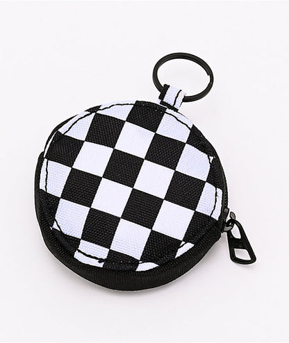 Vans Coin Purse Keychain - Black Checker