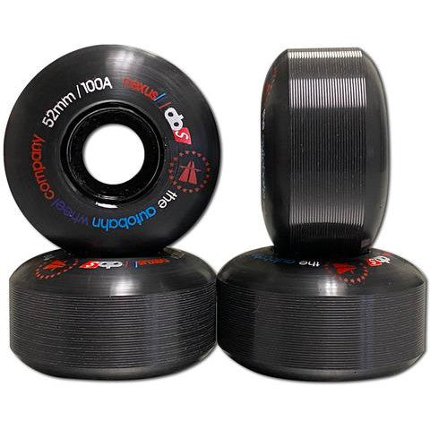 Autobahn Nexus Skateboard Wheels - Black 52mm 100A [set/4]