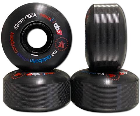 Autobahn NEXUS Skateboard Wheels - Black 52mm 100A [set/4]
