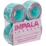 Impala Roller Skates Wheels - Aqua 58mm [set/4]
