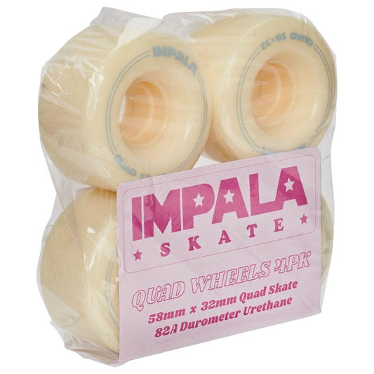 Impala Roller Skates Wheels - Pastel Yellow 58mm [set/4]