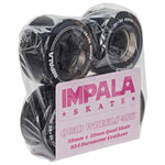 Impala Roller Skates Wheels - Black 58mm [set/4]