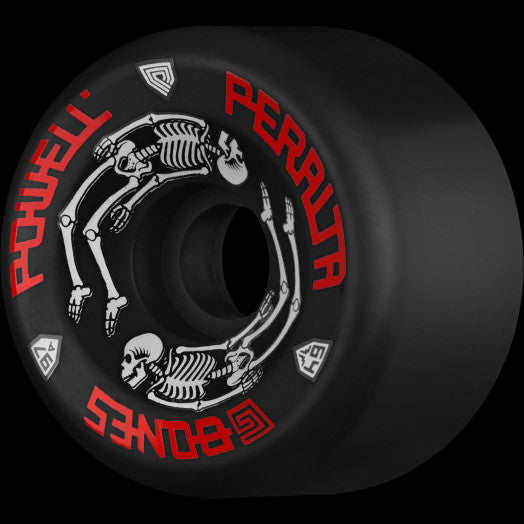 Powell-Peralta G-Bones Skateboard Wheels 64mm 97A - Black [set/4]