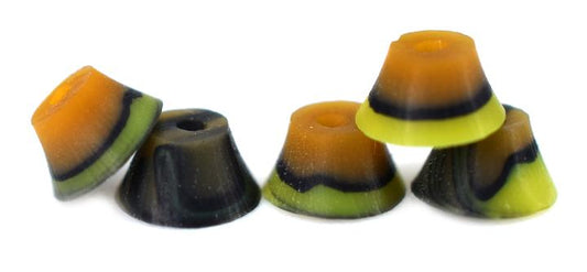 Teak Fingerboard Bubble Bushings - Camo Swirl - LocoSonix