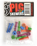 Pig NEON PHILLIPS Hardware Bolts/Nuts 1" [set/8]
